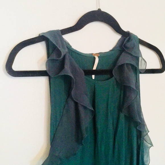 Free people ruffled mini swing dress - Picture 4 of 7